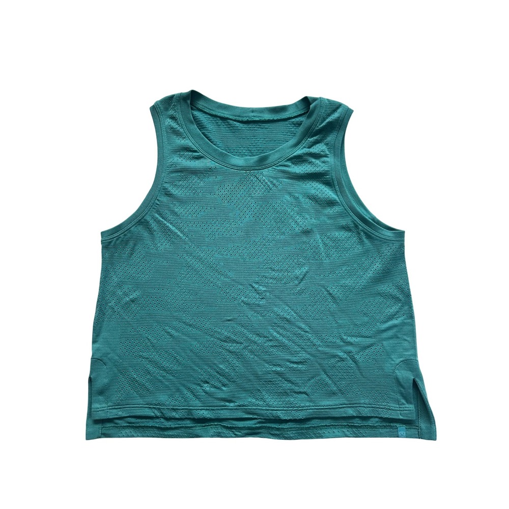 Lululemon Womens Train to be Tank Top *Teal Green Size 4
